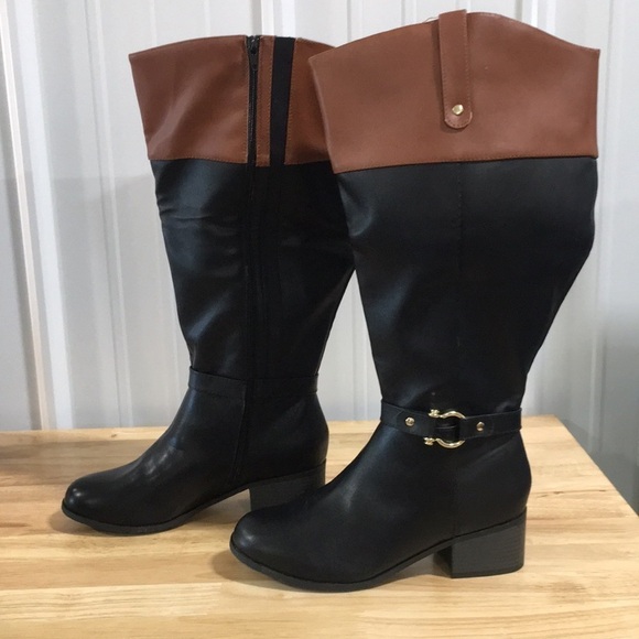 New WB Woman’s Karen Scott Heeled Boots - Picture 3 of 5